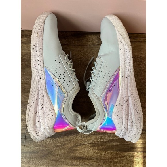 Clove Light Blue Holographic Limited Edition Nursing Tennis Shoes - Picture 5 of 9